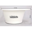 hair dyeing bowl white