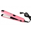 ceramic Pink hair straightener with the power lines